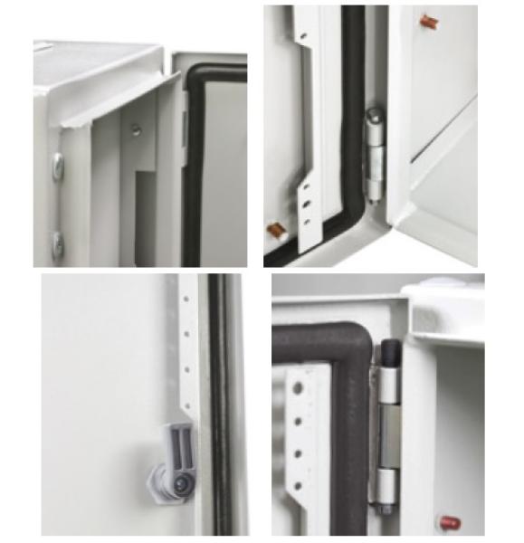 IP66 Sheet steel control cabinet with standard single-door and with viewing window